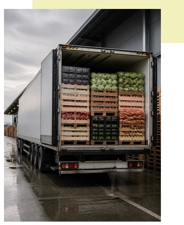 Перевозка плодоовощной продукции в Тайшет по цене от 5193 р. | Агросервис-Тшт